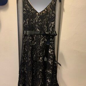 Black Lace Cocktail Dress